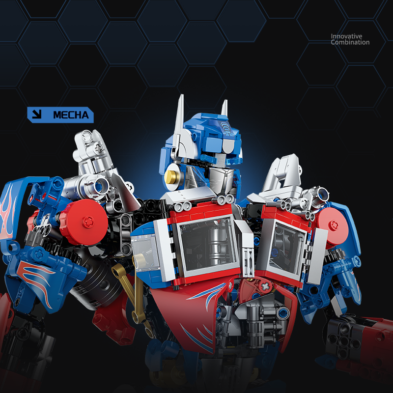 Brick MOC Vanguard Titan Battle Mecha | 1356pcs - Brick Car Merchant