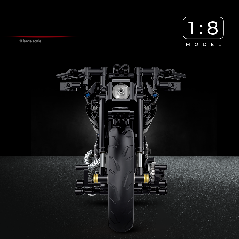 Harley-Davidson Black Bobber 1:8 building set - image 5
