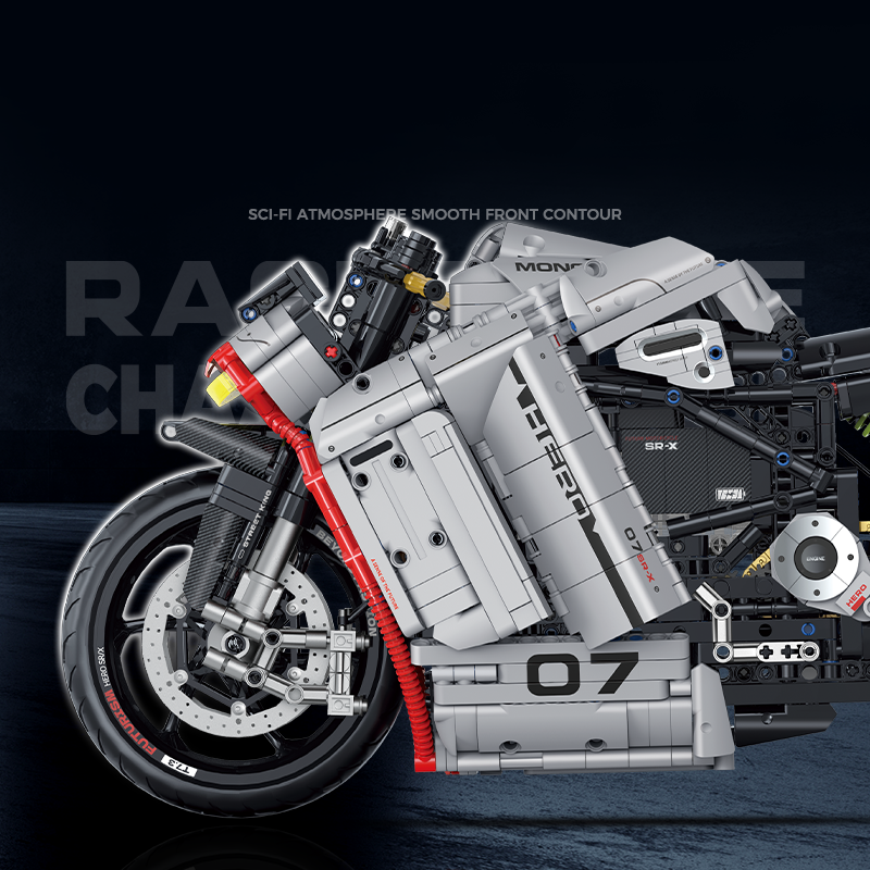 Zero SR-X Electric Concept Motorcycle 1:5 building set - image 2