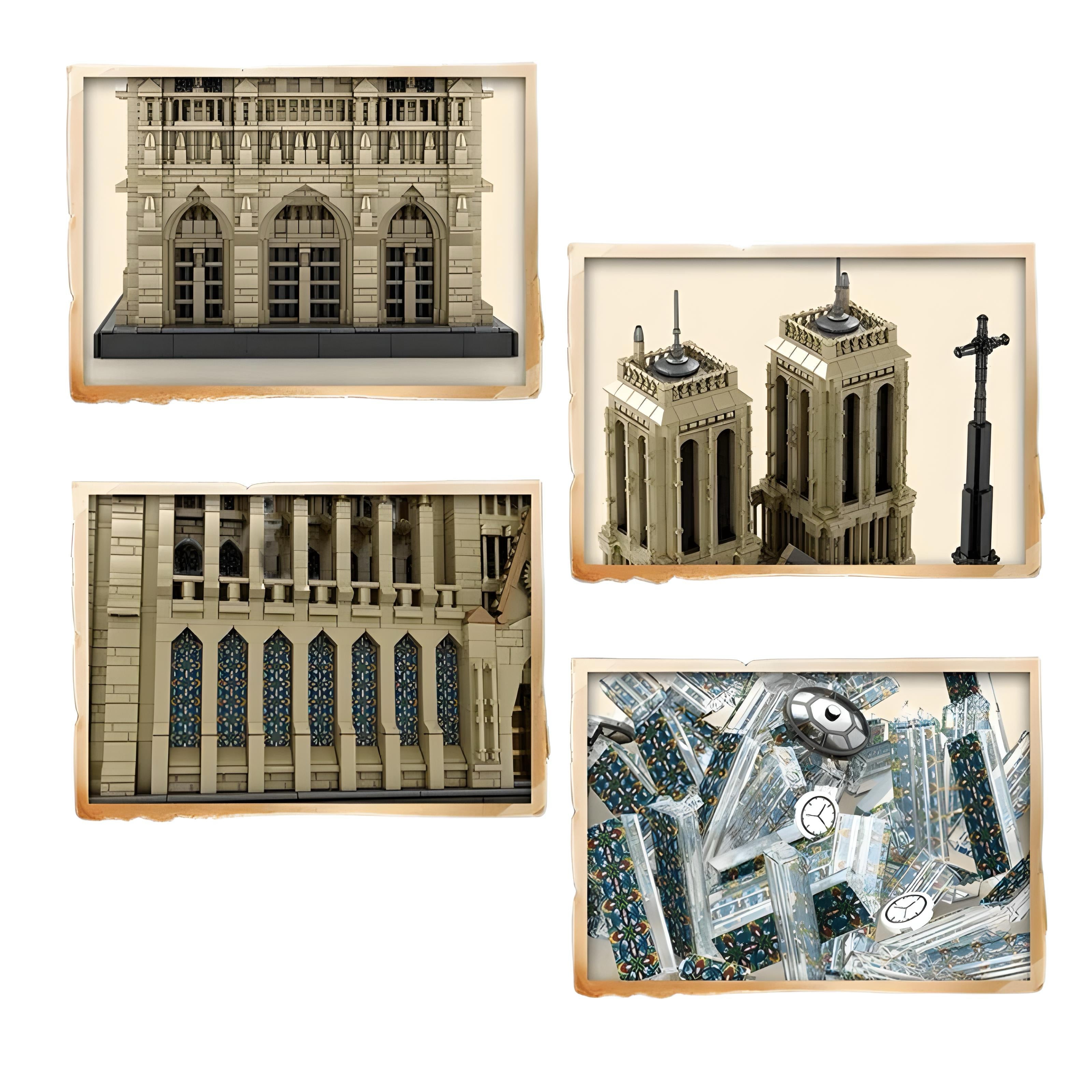Brick MOC Notre Dame Cathedral | 8867pcs - Brick Car Merchant