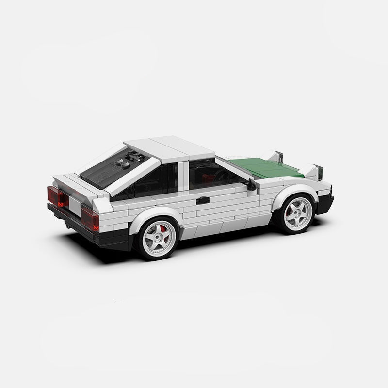 Brick MOC Toyota AE86 Keiichi Tsuchiya - Brick Car Merchant