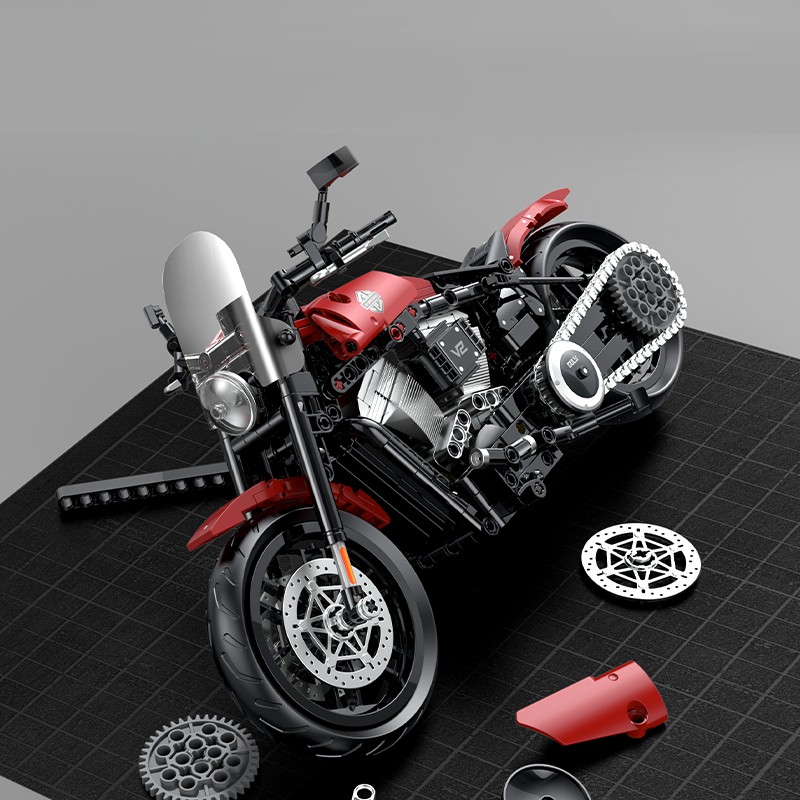 Harley-Davidson Softail Slim 1:8 building set - image 2