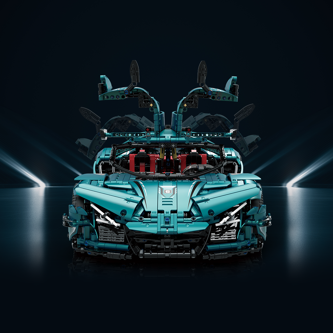 Brick MOC Apollo "Vortex" Intensa Emozione | 3468 pieces - Brick Car Merchant