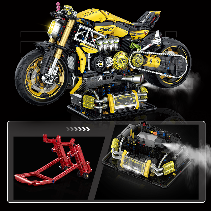 Ducati Diavel Motorised Custom 1:5 building set - image 5