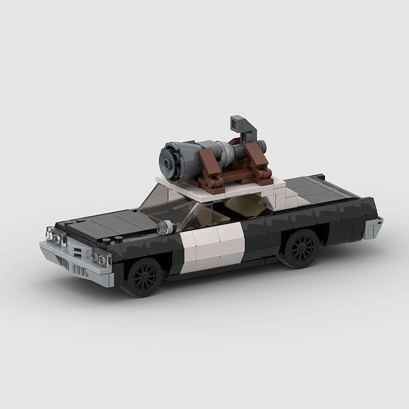 Brick MOC 1974 Dodge Monaco Bluesmobile from "The Blues Brothers" - Brick Car Merchant