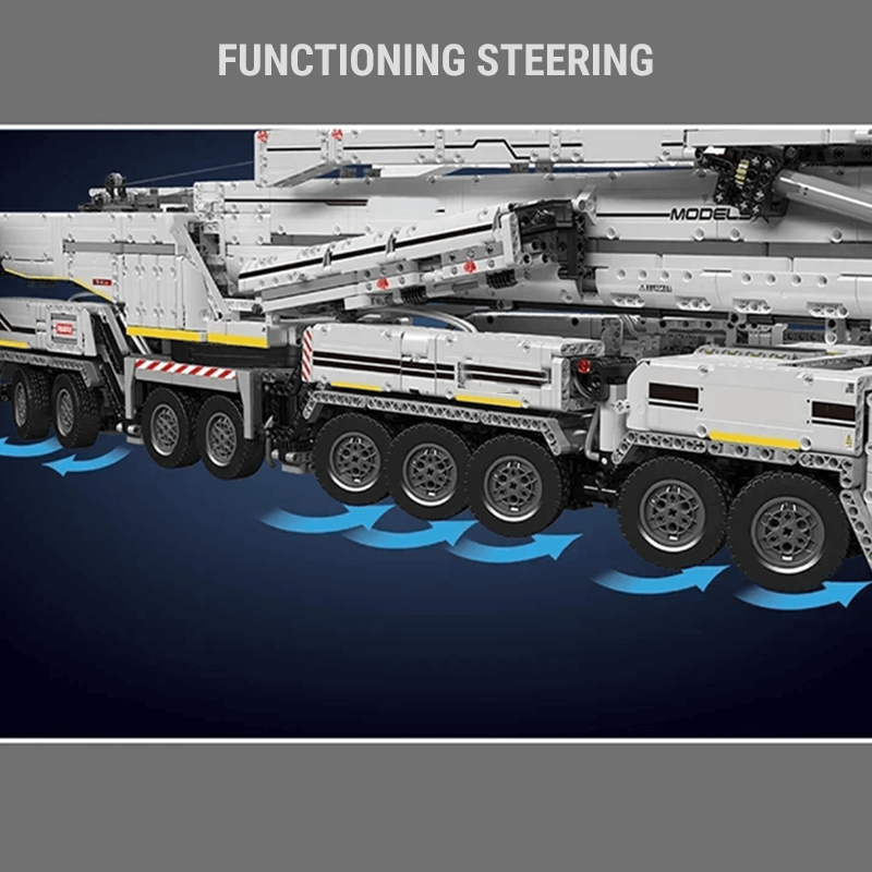 LEGO MOC Heavy Duty RC Crane V2 | 8505pcs - Brick Car Merchant