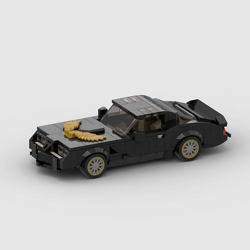 Brick MOC 1977 Pontiac Firebird Trans Am from "Smokey and the Bandit" - Brick Car Merchant