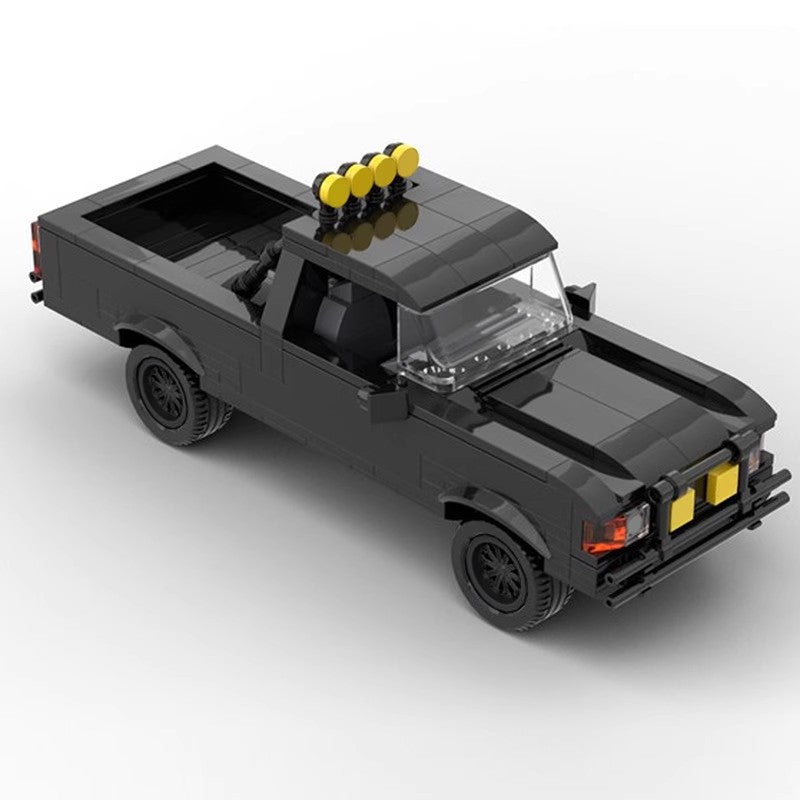Brick MOC 1985 Toyota Hilux Back to the Future V2 - Brick Car Merchant