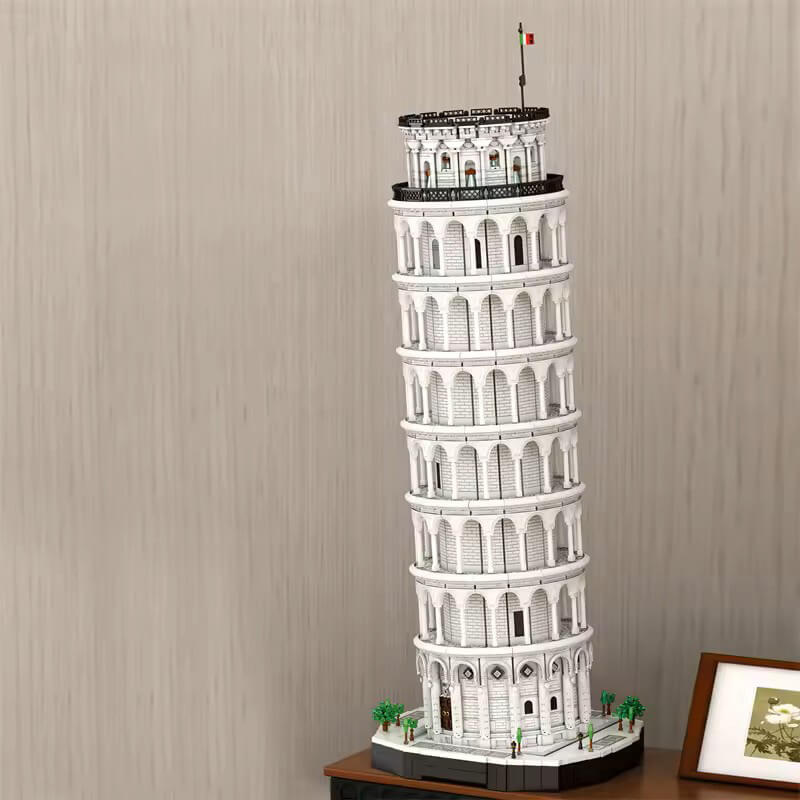 Brick MOC Monumental Tower of Pisa - Ultimate Edition | 7651pcs - Brick Car Merchant