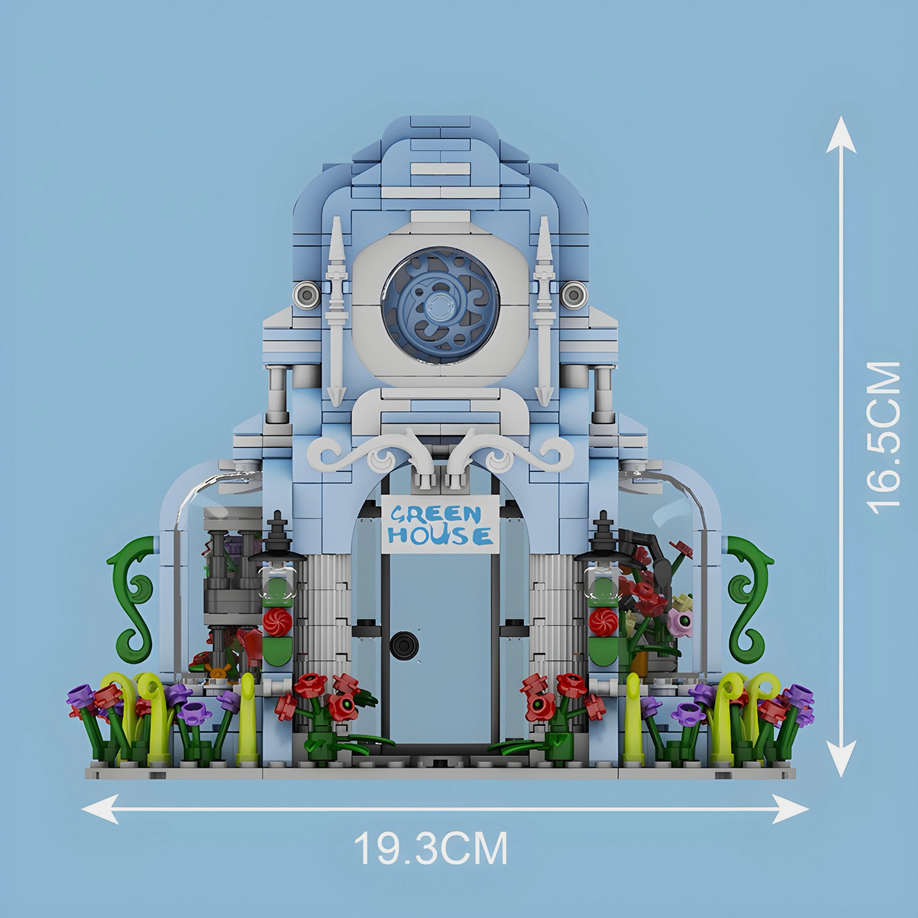 Brick MOC Green House | 1290pcs - Brick Car Merchant