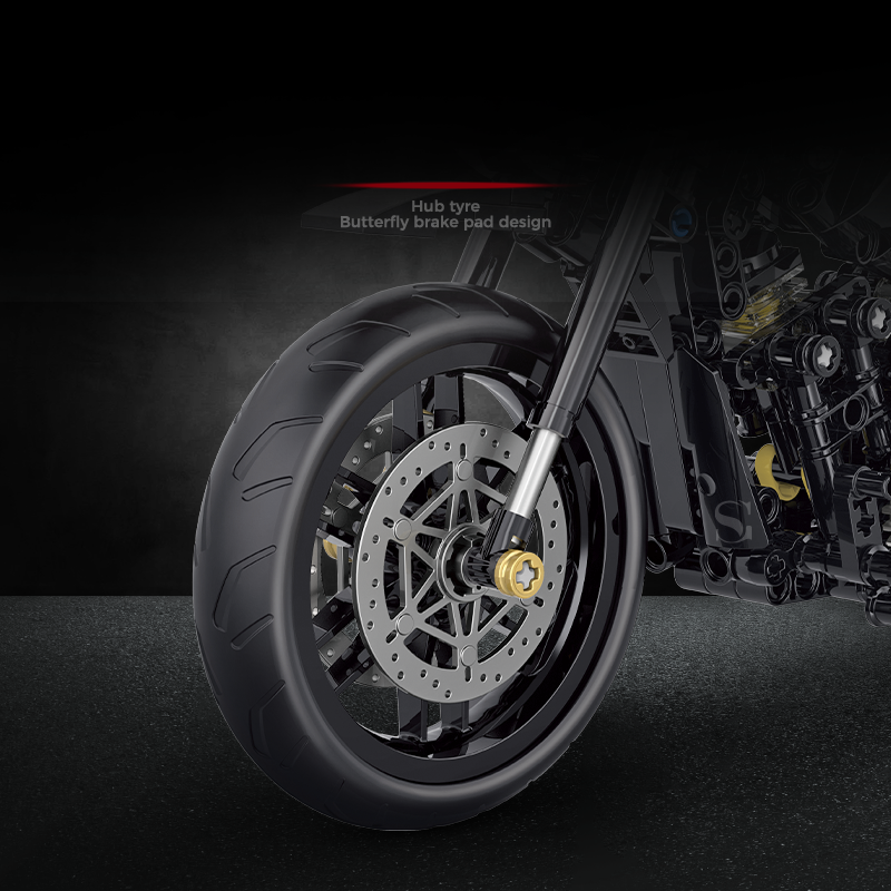 Harley-Davidson Black Bobber 1:8 building set - image 4