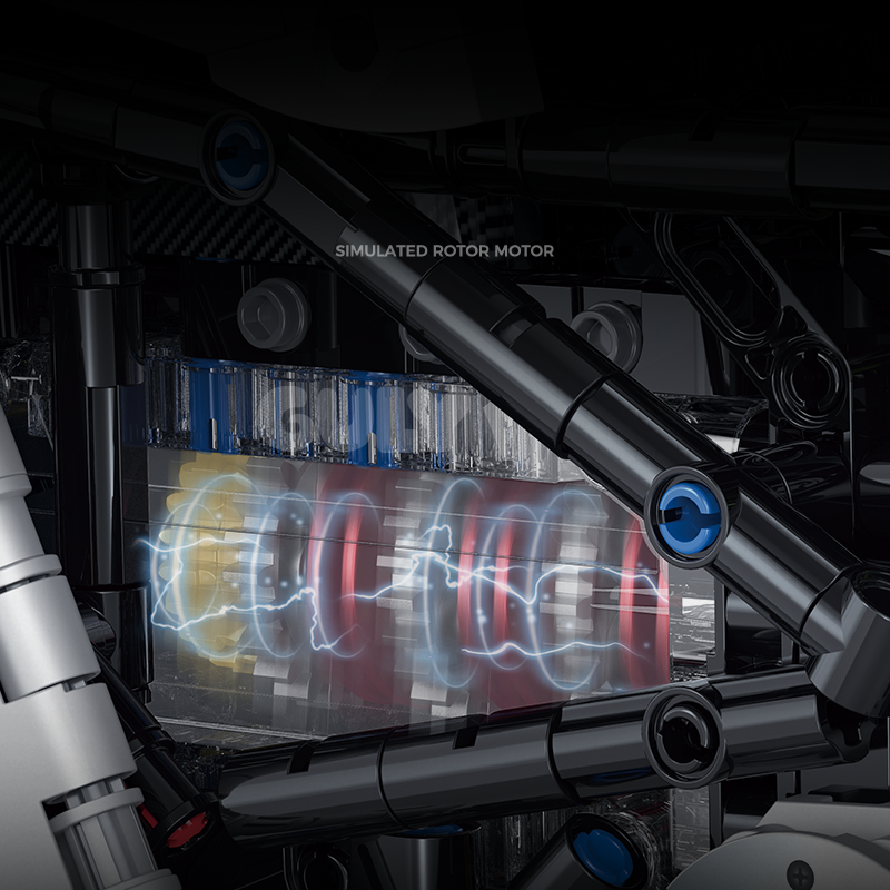 Zero SR-X Electric Concept Motorcycle 1:5 building set - image 3