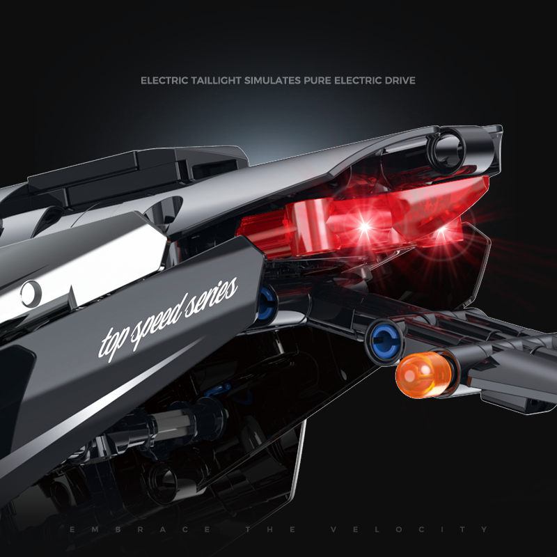 Kawasaki Ninja Chrome Sports Bike 1:5 building set - image 3