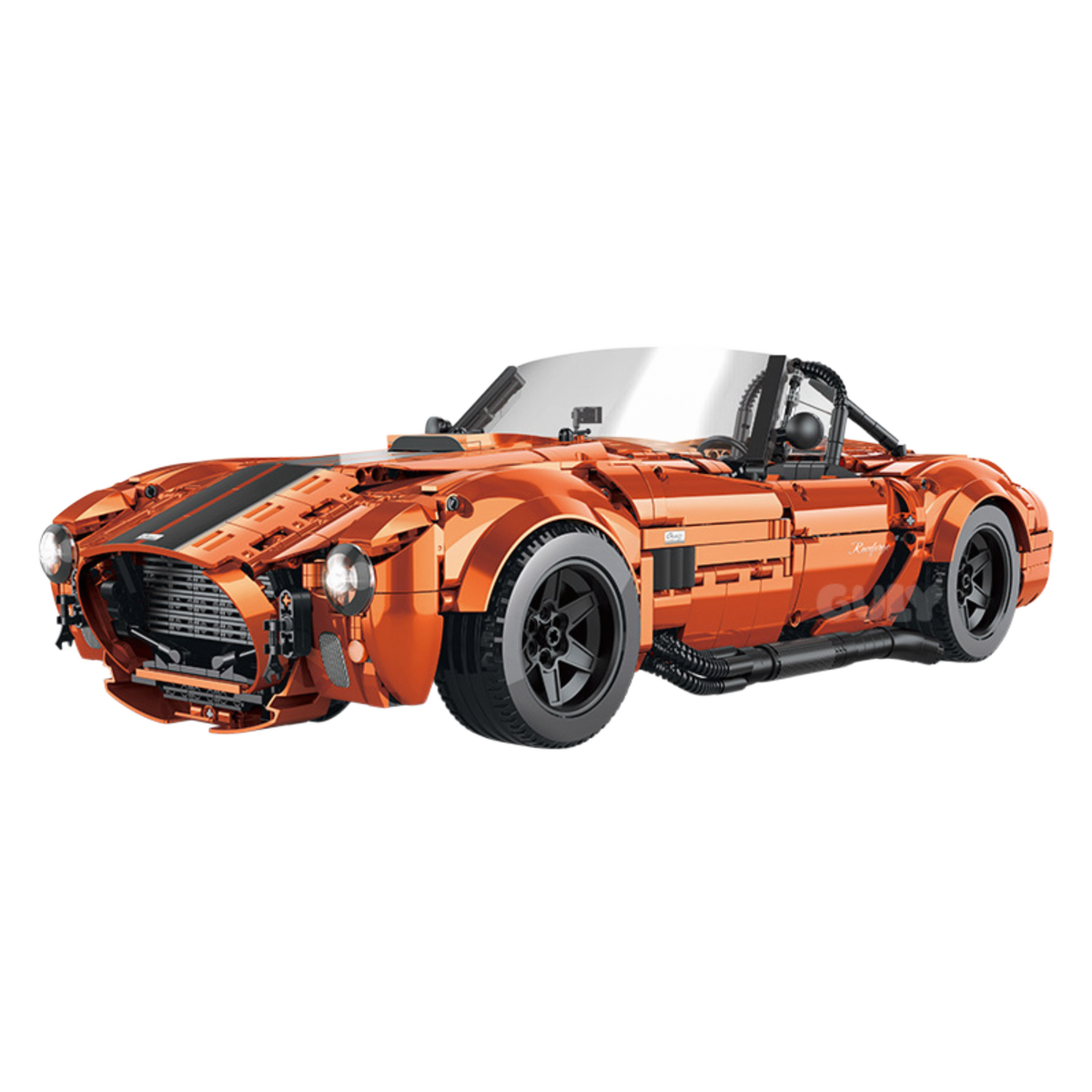 Brick MOC Shelby Cobra 427 Copperhead Edition | 2765 pieces - Brick Car Merchant