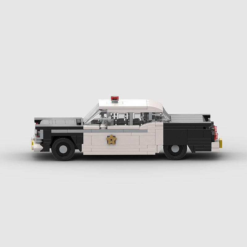 Brick MOC 1959 Ford Custom 300 Police - Brick Car Merchant