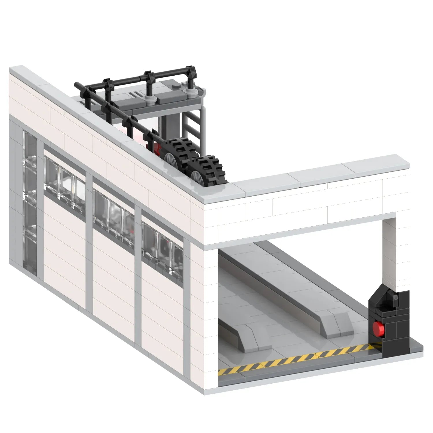 Brick MOC Workshop Display - Brick Car Merchant