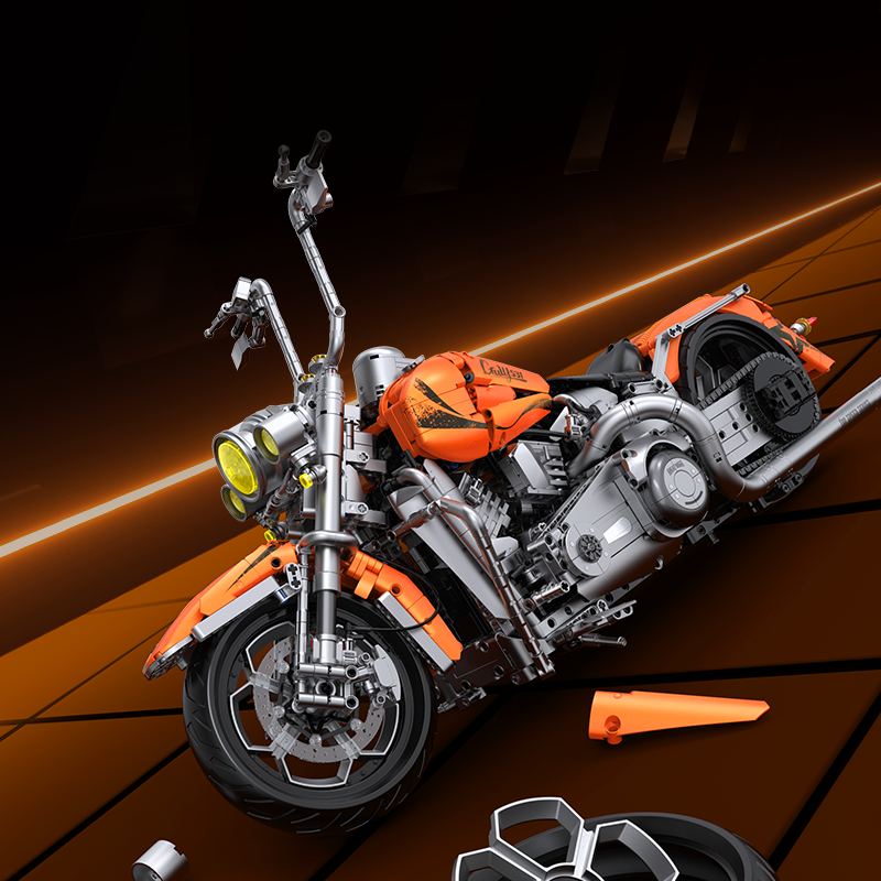 Harley-Davidson Softail Deluxe Custom 1:5 building set - image 6