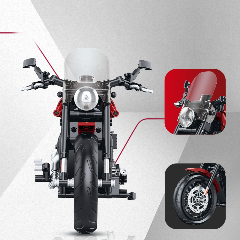 Harley-Davidson Softail Slim 1:8 building set - image 4