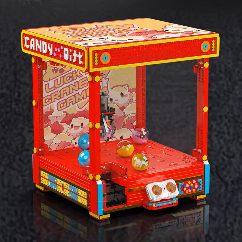 Brick MOC Light-Up Claw Arcade Machine | 2921pcs - Brick Car Merchant