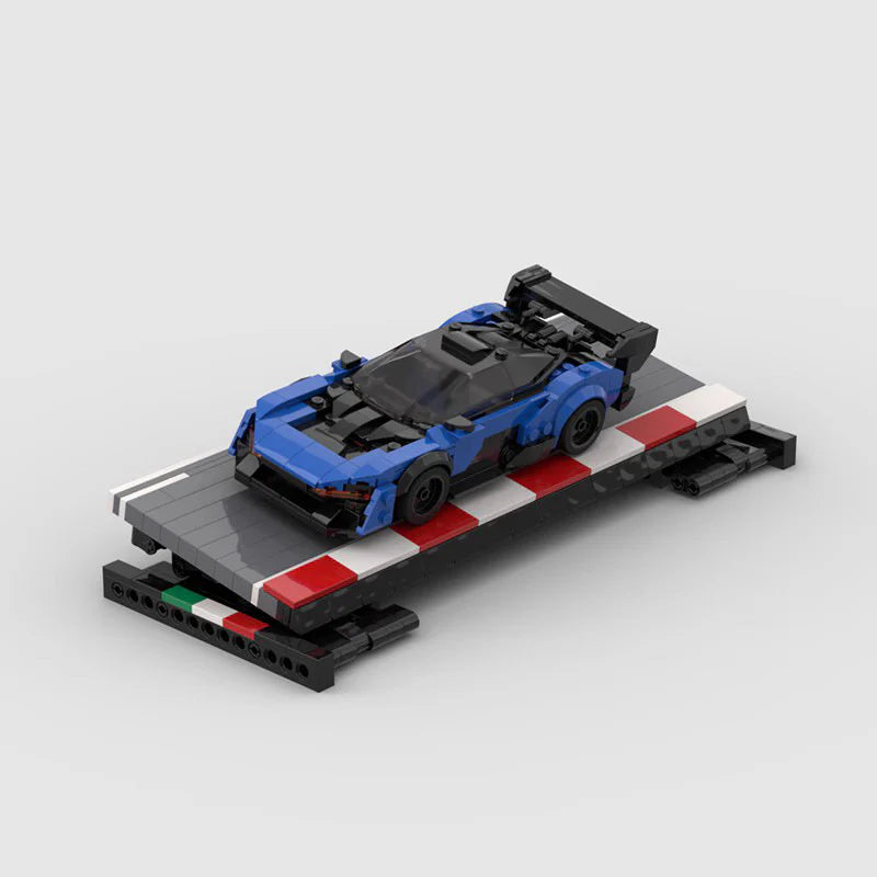 LEGO MOC Stand Display for 1 Car - Brick Car Merchant