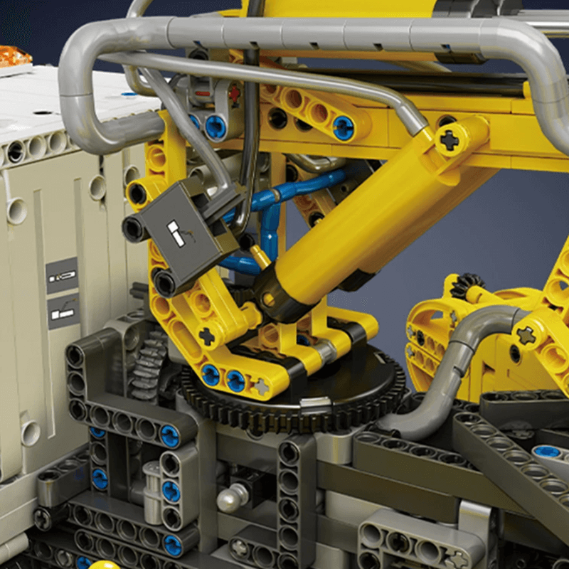 LEGO MOC Industrial Pneumatic Concrete Pump | 4367pcs - Brick Car Merchant