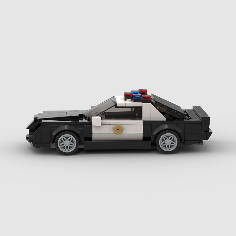 Brick MOC Chevrolet Camaro Police - Brick Car Merchant