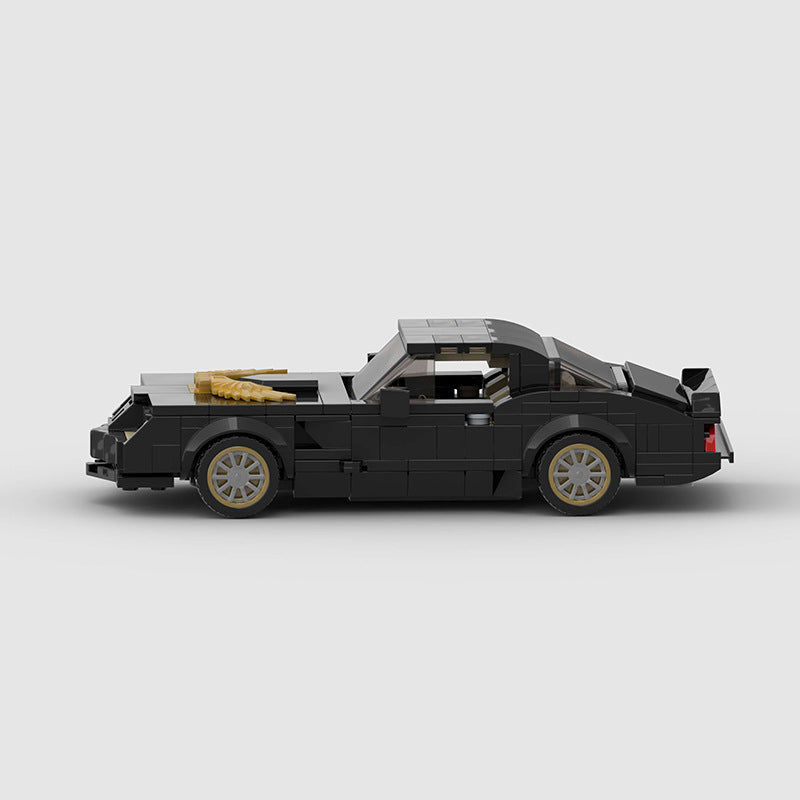 Brick MOC 1977 Pontiac Firebird Trans Am from "Smokey and the Bandit" - Brick Car Merchant