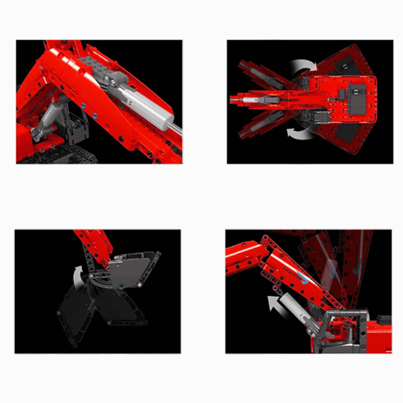 LEGO MOC Excavator Remote Control | 1119pcs - Brick Car Merchant