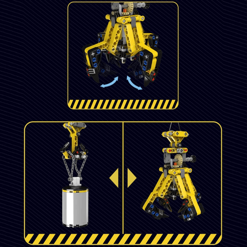 LEGO MOC Urban Construction Crane Remote Control | 1730pcs - Brick Car Merchant