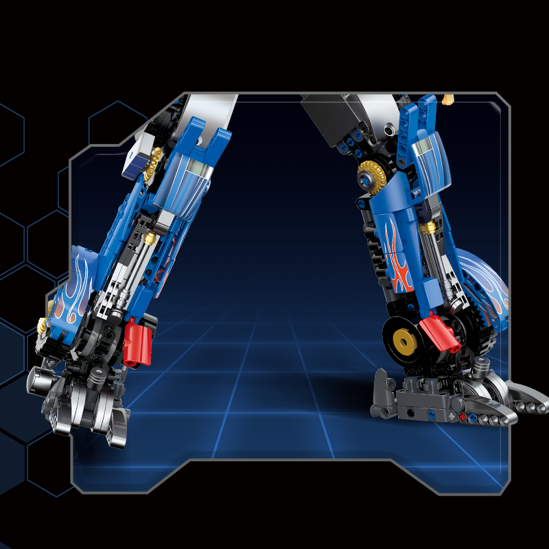 Brick MOC Vanguard Titan Battle Mecha | 1356pcs - Brick Car Merchant