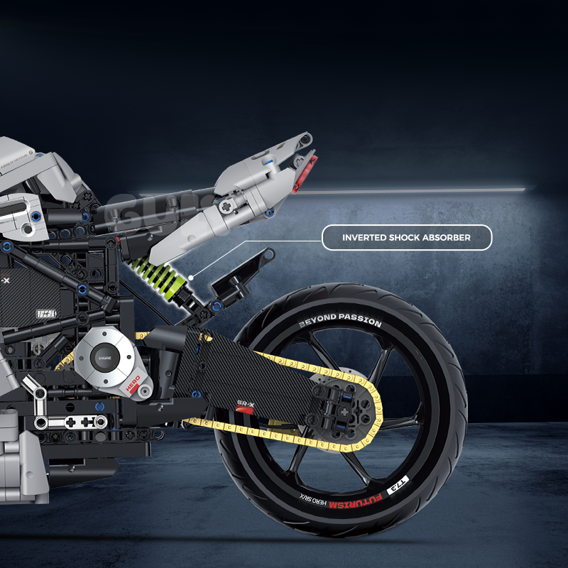 Zero SR-X Electric Concept Motorcycle 1:5 building set - image 5