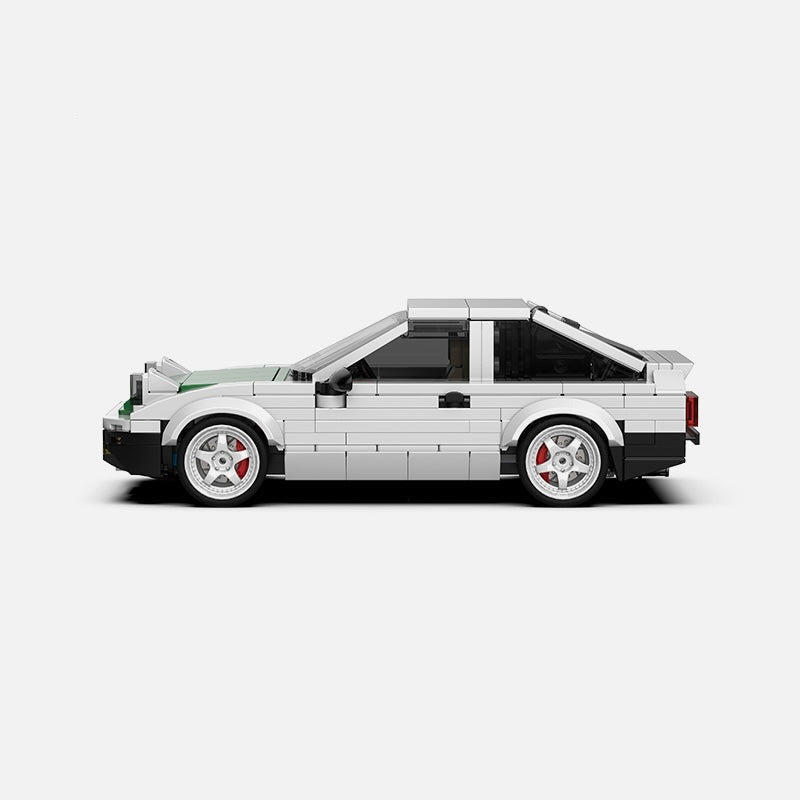 Brick MOC Toyota AE86 Keiichi Tsuchiya - Brick Car Merchant