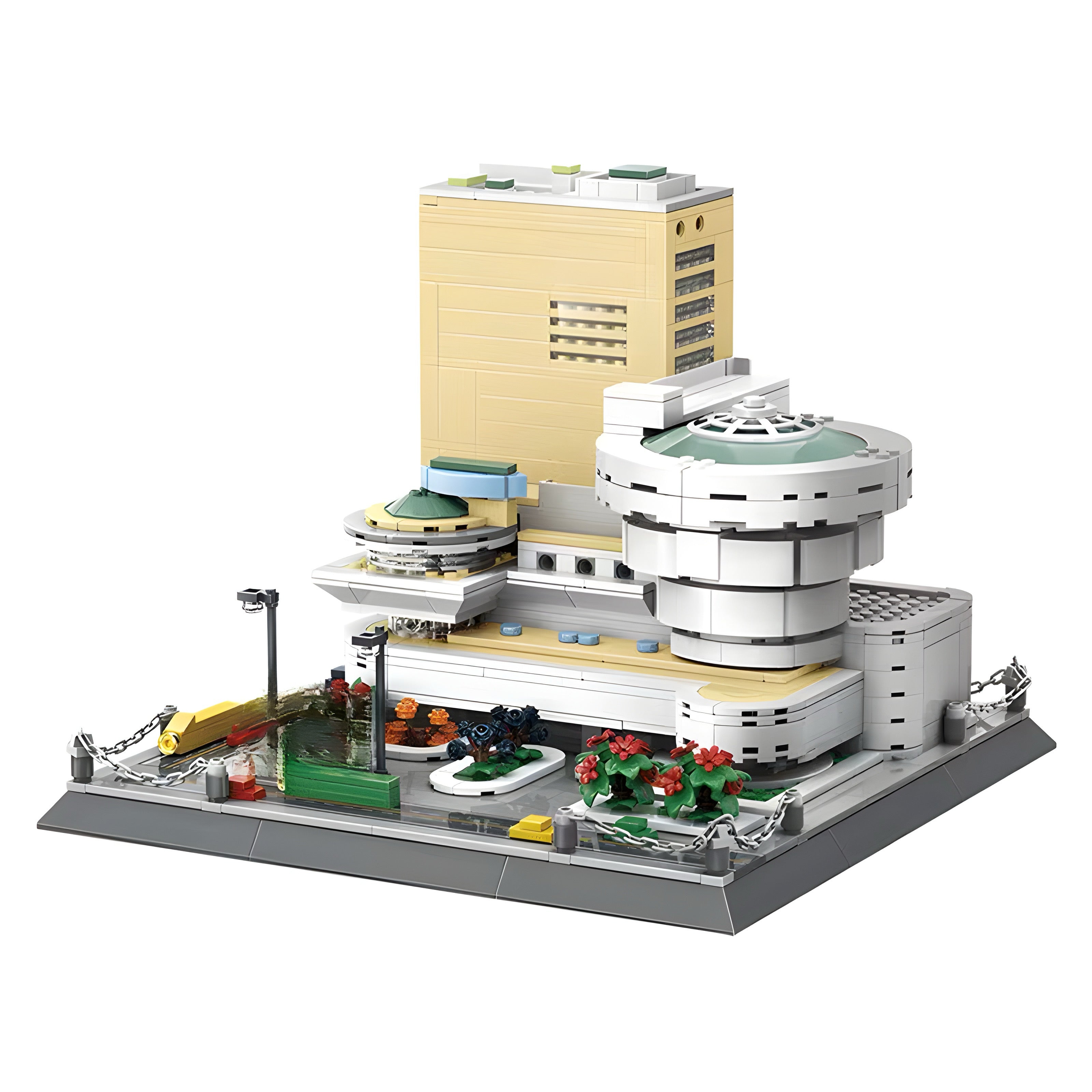 Brick MOC Guggenheim Museum | 904pcs - Brick Car Merchant