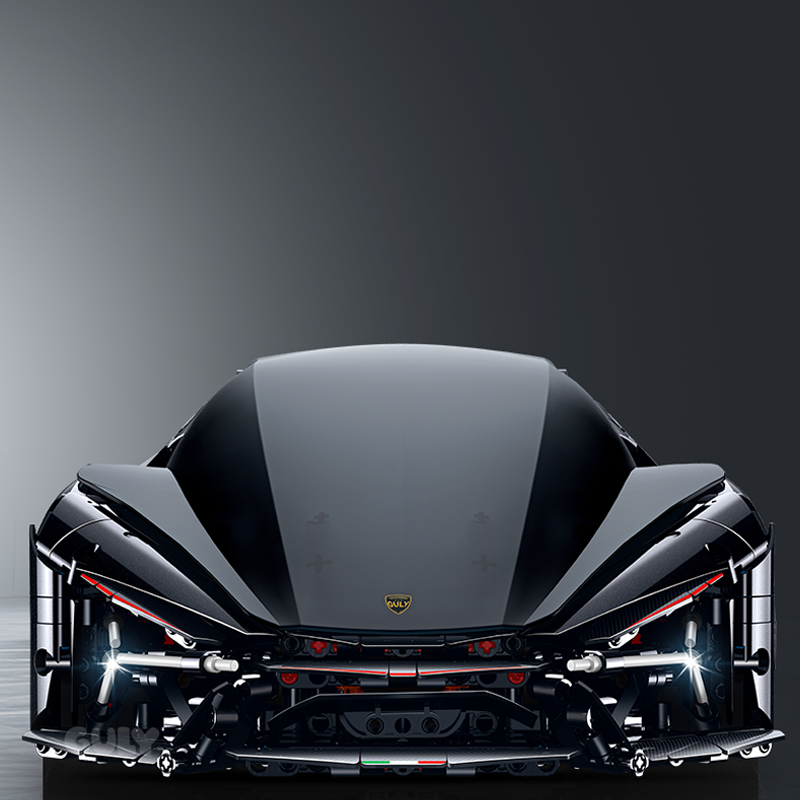 Brick MOC Lamborghini "Wraithform" Fantazma Concept | 2884 pieces - Brick Car Merchant