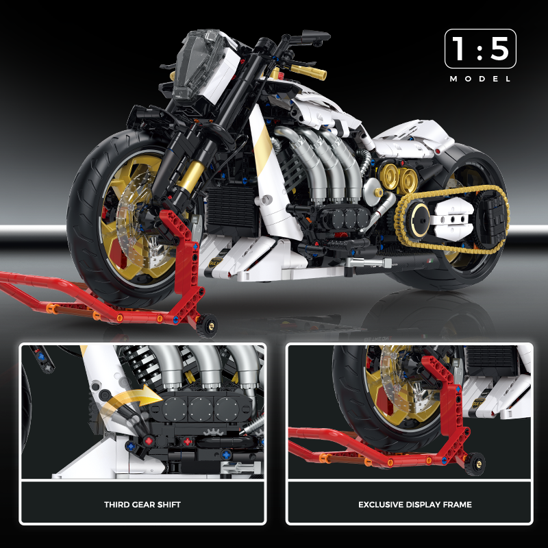 Ducati Diavel Lamborghini Custom 1:5 building set - image 4
