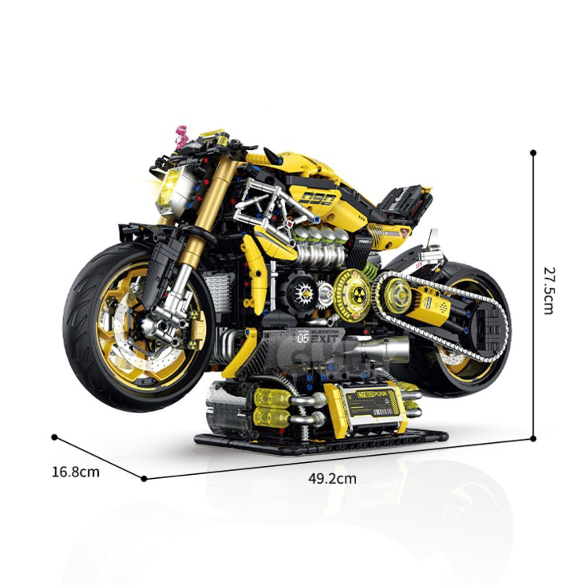 Ducati Diavel Motorised Custom 1:5 building set - image 8