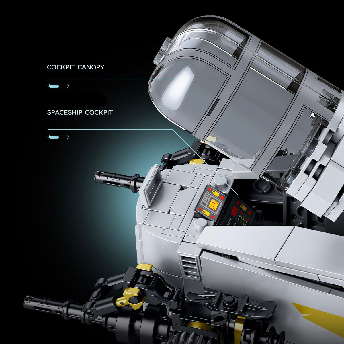 Voidblade Space Explorer building kit - detail view 5 - Brick Car Merchant