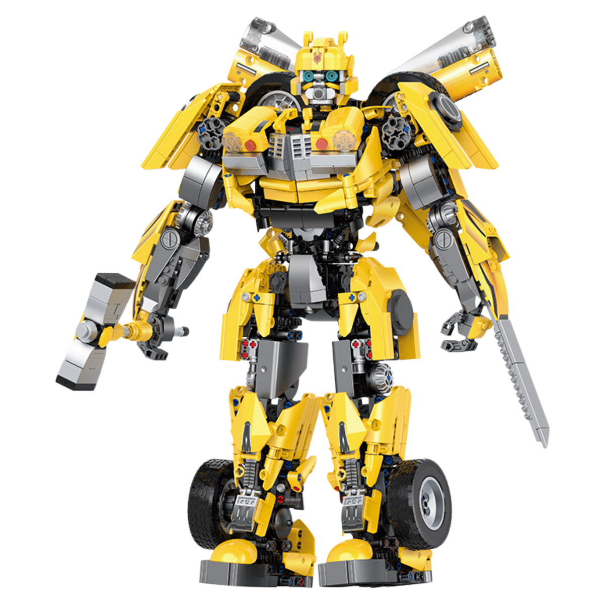 Brick MOC Goldenclad Battle Mecha | 1412pcs - Brick Car Merchant