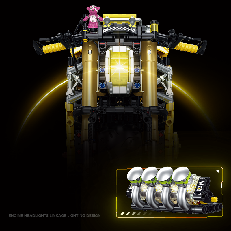 Ducati Diavel Motorised Custom 1:5 building set - image 4