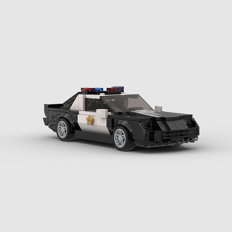 Brick MOC Chevrolet Camaro Police - Brick Car Merchant