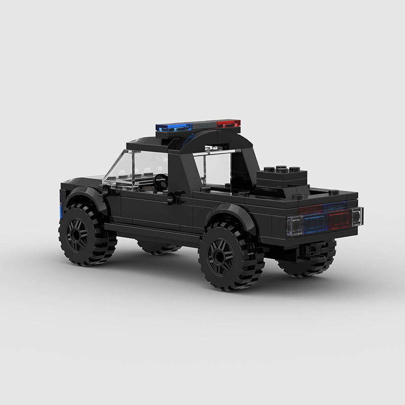 Brick MOC Police Pickup Truck - Brick Car Merchant