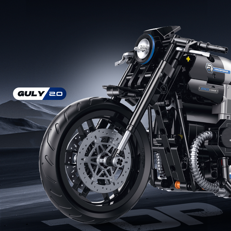BMW R18 Custom Cruiser 1:8 building set - image 2