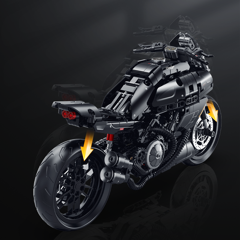 Ducati Diavel Black Custom 1:8 building set - image 4