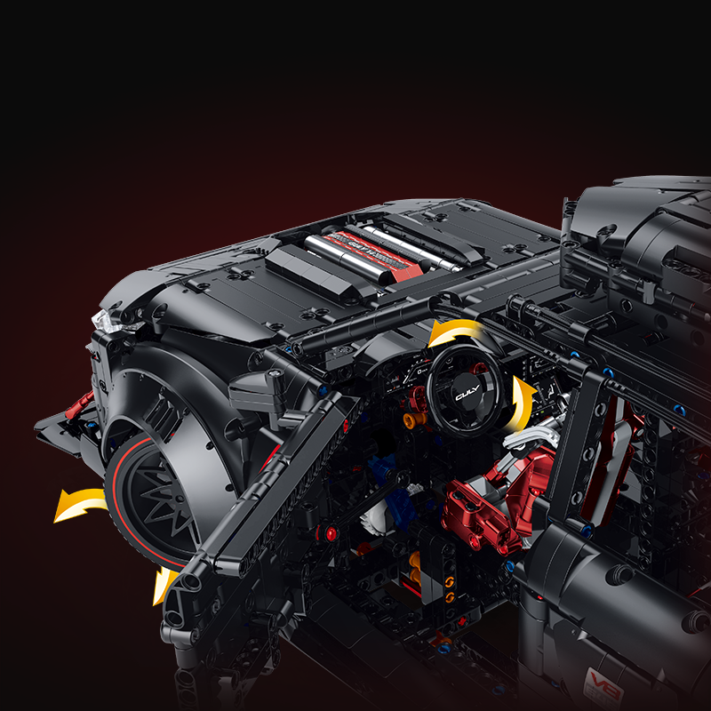 Brick MOC Audi "Speedwagon RS" RS6 Avant | 4189 pieces - Brick Car Merchant