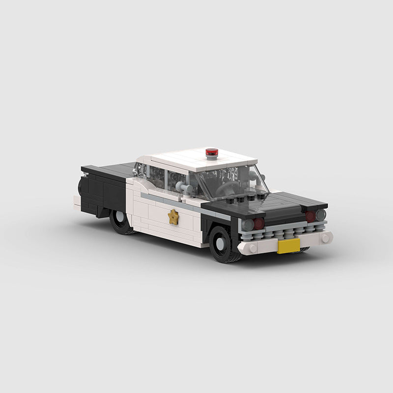 Brick MOC 1959 Ford Custom 300 Police - Brick Car Merchant