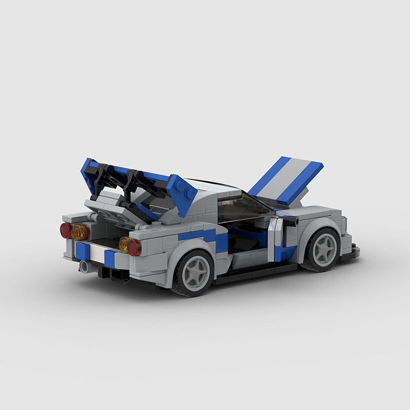 Brick MOC Nissan Skyline GT-R R34 Fast & Furious - Brick Car Merchant