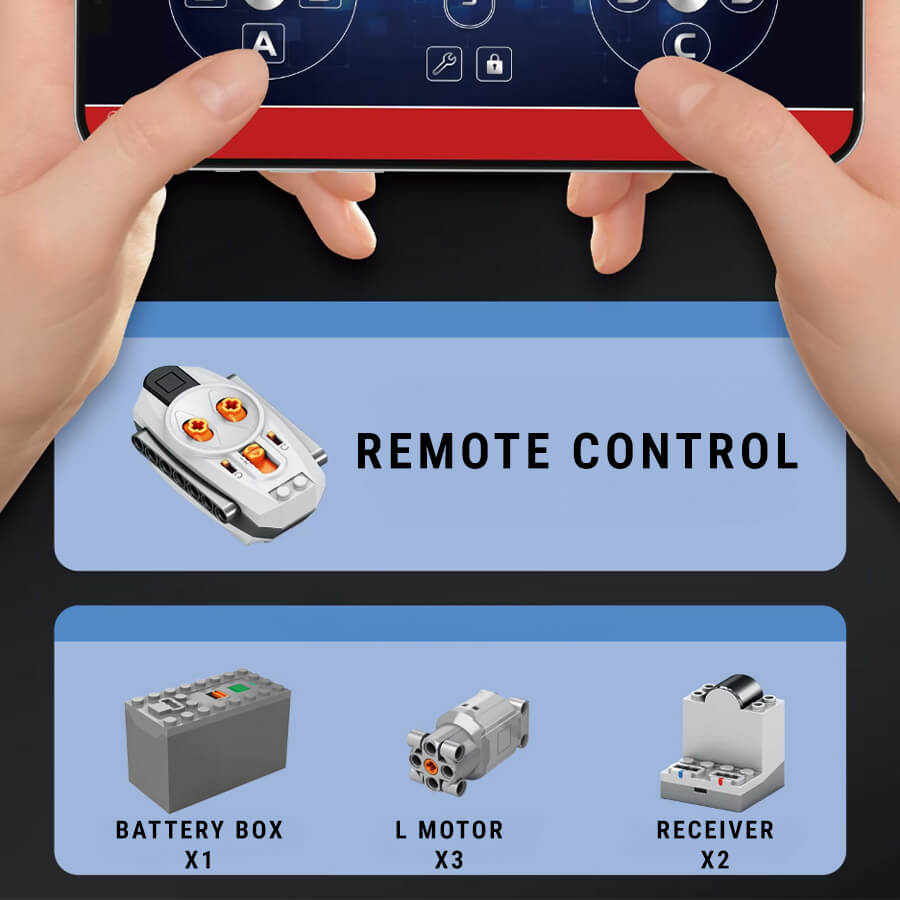 LEGO MOC World's Most Powerful Land Crane | 1195pcs - Brick Car Merchant