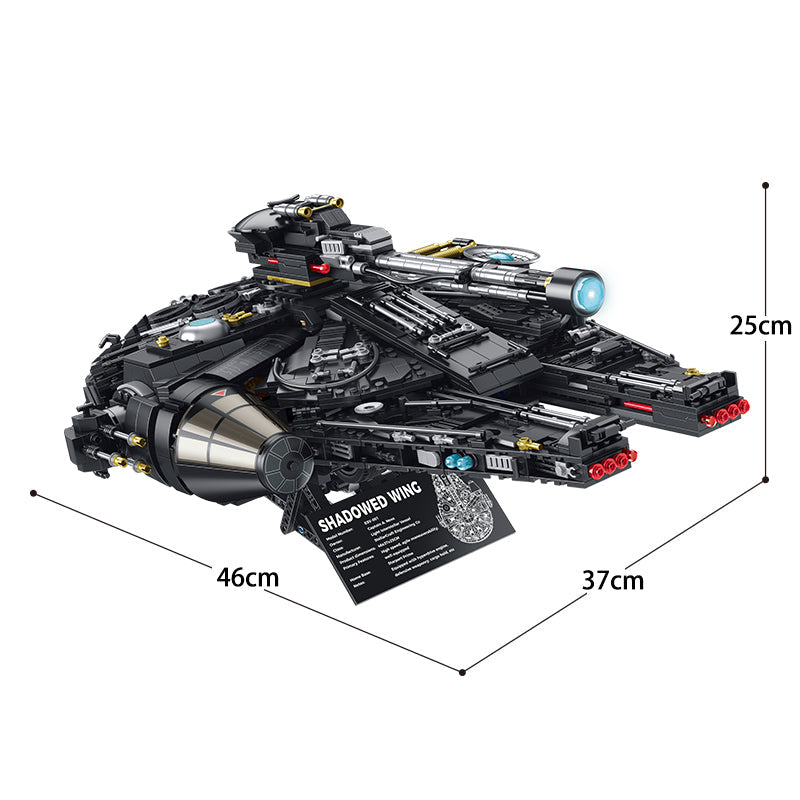 Dark Harbinger Space Carrier building kit - detail view 6 - Brick Car Merchant