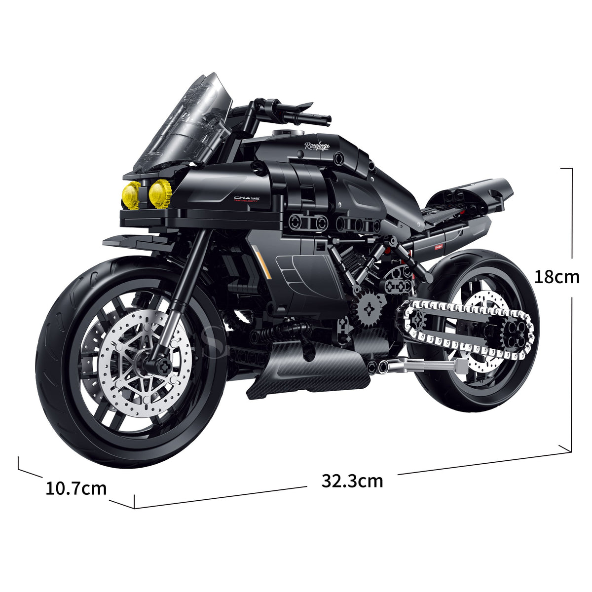 Ducati Diavel Black Custom 1:8 building set - image 7