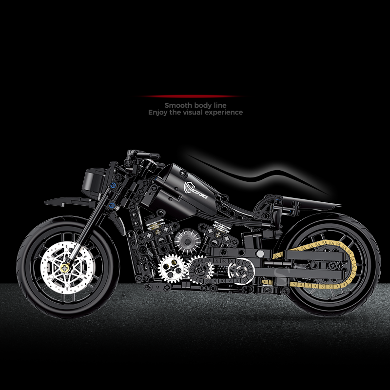 Harley-Davidson Black Bobber 1:8 building set - image 2